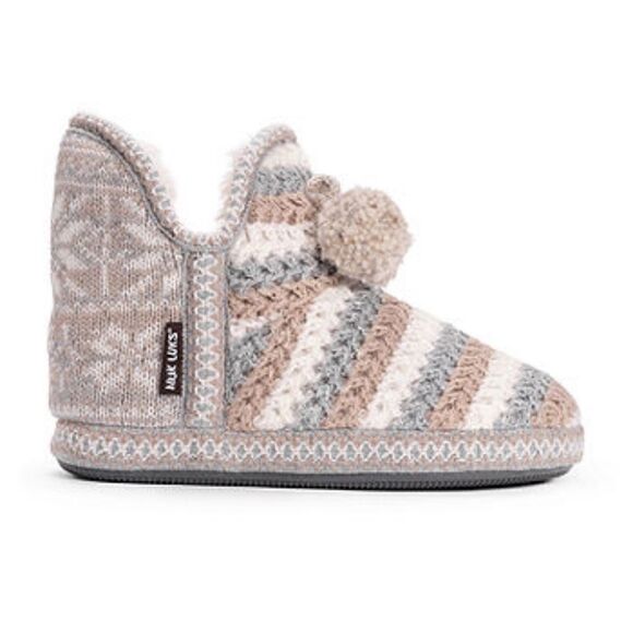 Muk Luks Amira Womens Bootie Slippers - Picture 4 of 7